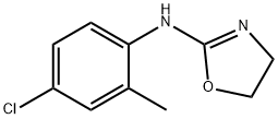 2-[(4-Chloro-2-methylphenyl)imino]oxazolidine Structure