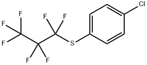 4-(HEPTAFLUOROPROPYLTHIO)CHLOROBENZENE Structure