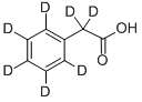 PHENYLACETIC-D7 ACID Structure