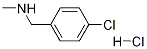 N-Methyl-4-chlorobenzylamine hydrochloride Structure