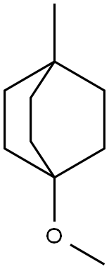 1-메톡시-4-메틸바이사이클로[2.2.2]옥탄 구조식 이미지