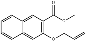 3-Allyloxy-2-naphthalenecarboxylic acid methyl ester Structure