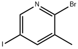 2-BROMO-5-IODO-3-METHYLPYRIDINE Structure