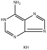 adenine, monopotassium salt Structure