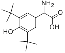 AMINO-(3,5-DI-TERT-BUTYL-4-HYDROXY-PHENYL)-ACETIC ACID Structure