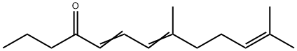 8,12-dimethyltrideca-5,7,11-trien-4-one 구조식 이미지