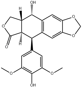 4'-Demethylepipodophyllotoxin Structure