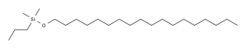 Silane, dimethyl(octadecyloxy)propyl- 구조식 이미지