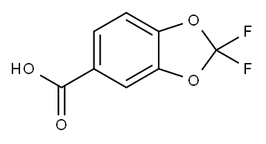 2,2-Difluorobenzodioxole-5-carboxylic acid Structure