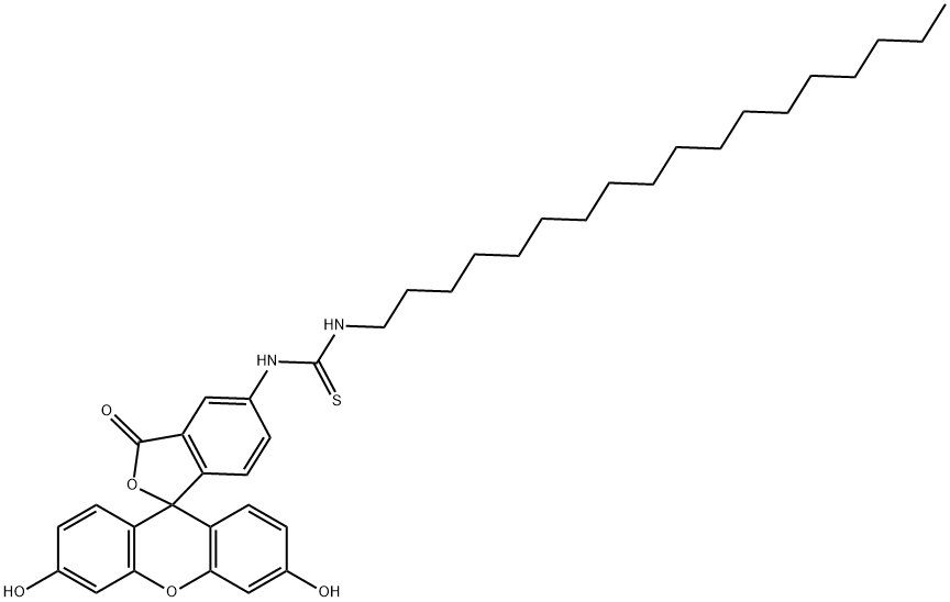 N'-OCTADECYLFLUORESCEIN-5-THIOUREA Structure