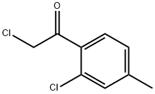 Ethanone, 2-chloro-1-(2-chloro-4-methylphenyl)- (9CI) 구조식 이미지
