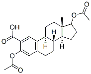 3,17-디아세톡시에스트라-1,3,5(10)-트리엔-2-카르복실산 구조식 이미지