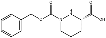 (S)-1-(Benzyloxycarbonyl)hexahydropyridazine-3-carboxylic acid Structure