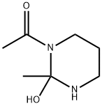 2-Pyrimidinol, 1-acetylhexahydro-2-methyl- (9CI) Structure