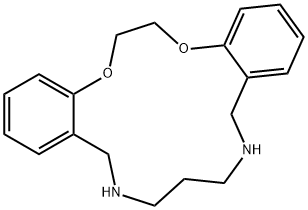 5,6,14,15-DIBENZO-1,4-DIOXA-8,12-DIAZACYCLOPENTADECA-5,14-DIENE Structure