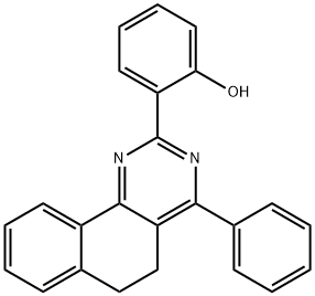 2-(2-Hydroxyphenyl)-4-phenyl-5,6-dihydrobenzo[h]quinazoline Structure