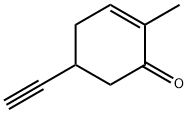2-Cyclohexen-1-one, 5-ethynyl-2-methyl- (9CI) 구조식 이미지