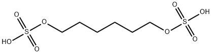 Bissulfuric acid 1,6-hexanediyl ester 구조식 이미지