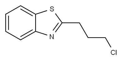 Benzothiazole, 2-(3-chloropropyl)- (9CI) 구조식 이미지