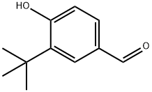 3-(tert-butyl)-4-hydroxybenzaldehyde 구조식 이미지