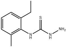 Hydrazinecarbothioamide, N-(2-ethyl-6-methylphenyl)- (9CI) Structure