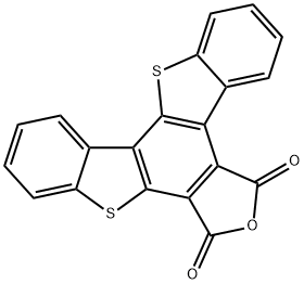 bis[1]benzothieno[2,3-e:2',3'-g]isobenzofuran-6,8-dione Structure