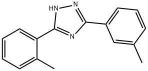 3-(o-Tolyl)-5-(m-tolyl)-1H-1,2,4-triazole 구조식 이미지