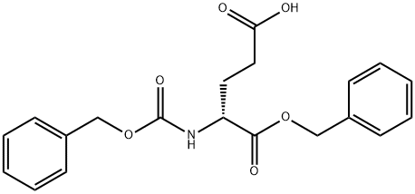 N-Cbz-D-glutamic acid alpha-benzyl ester 구조식 이미지