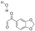 3,4-(METHYLENEDIOXY)PHENYLGLYOXAL HYDRATE Structure