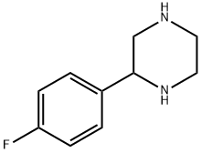 2-(4-FLUORO-PHENYL)-PIPERAZINE Structure