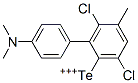 Dichloro[4-(dimethylamino)phenyl](p-tolyl)tellurium(IV) Structure