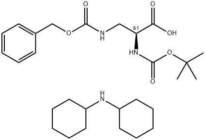 BOC-DAP(Z)-OH DCHA Structure