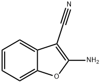 3-Benzofurancarbonitrile,  2-amino- 구조식 이미지