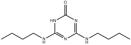 4,6-Bis(butylamino)-s-triazin-2-ol Structure