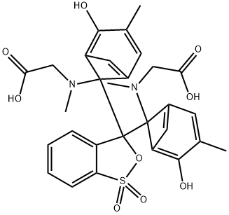 SARCOSINE CRESOL RED Structure