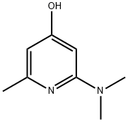 4-피리디놀,2-(디메틸아미노)-6-메틸- 구조식 이미지