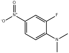 2-플루오로-N,N-디메틸-4-니트로아닐린 구조식 이미지