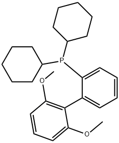2- 디시 클로 헥실 포스 피노 -2 ', 6'- 디메 톡시 -1,1'- 비 페닐 구조식 이미지