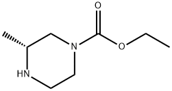 1-Piperazinecarboxylicacid,3-methyl-,ethylester,(3R)-(9CI) Structure