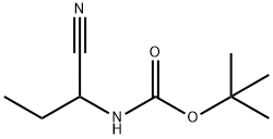 Carbamic acid, (1-cyanopropyl)-, 1,1-dimethylethyl ester (9CI) 구조식 이미지