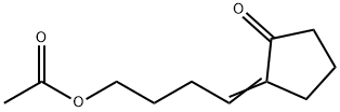 시클로펜타논,2-[4-(아세틸옥시)부틸리덴]-(9CI) 구조식 이미지