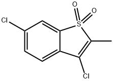 3,6-디클로로-2-메틸-1-벤조티오펜1,1-디옥사이드 구조식 이미지