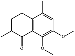 1(2H)-Naphthalenone, 3,4-dihydro-7,8-dimethoxy-2,5-dimethyl- 구조식 이미지