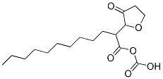 2-카르복시-ALPHA-데실테트라히드로-옥소-2-푸라아세트산 구조식 이미지