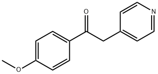 1-(4-메톡시-페닐)-2-피리딘-4-일-에타논 구조식 이미지
