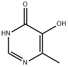 4(1H)-Pyrimidinone, 5-hydroxy-6-methyl- (9CI) 구조식 이미지