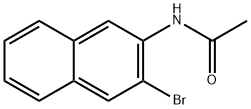 N-(3-bromo-2-naphthyl)acetamide 구조식 이미지