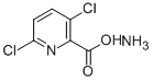 피콜린산,3,6-디클로로-,암모늄염 구조식 이미지