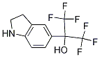 2-(2,3-Dihydro-1H-indol-5-yl)-1,1,1,3,3,3-hexafluoro-propan-2-ol 구조식 이미지