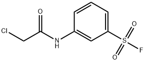 3-[(2-클로로아세틸)아미노]벤젠설포닐플루오라이드 구조식 이미지